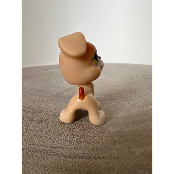 Littlest Pet Shop Boxer #235 Brown Puppy Dog w/ Green Eyes Hasbro LPS 2005 - Picture 4 of 7